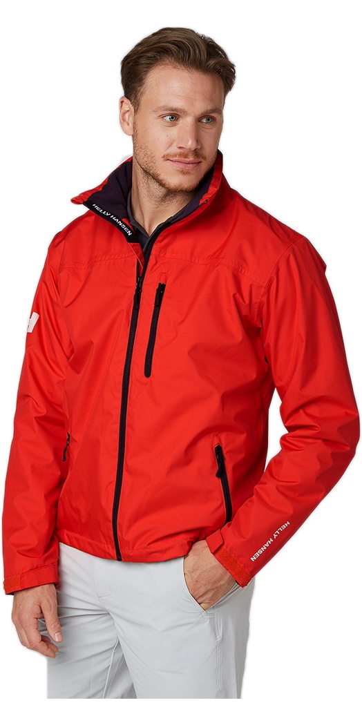2019 Helly Hansen Hommes Crew Veste Rouge Midlayer Alerte 2019 Helly Hansen Crew Veste Alerte 30263 Rouge Voile